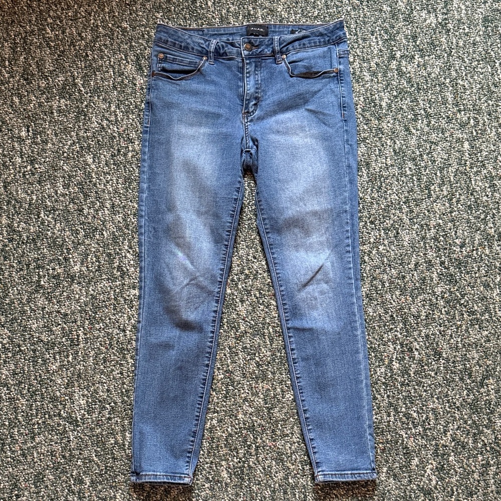 Tahari Classic Blue Skinny Jeans